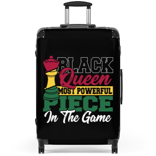 Black Queen Most Powerful Piece African American Suitcases
