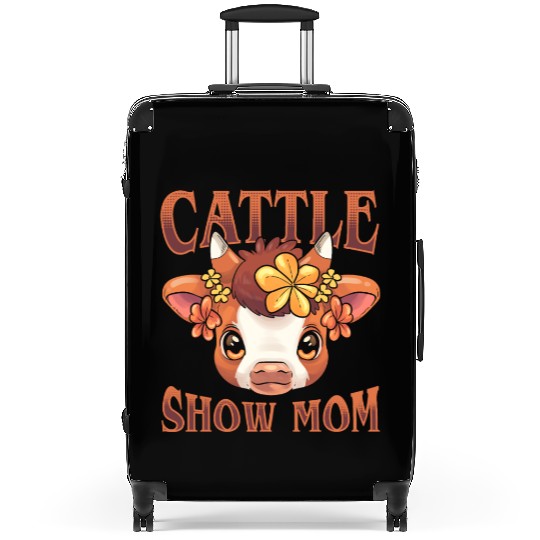 Heifer Farmer Show Cow Show Mom Cattle Suitcases