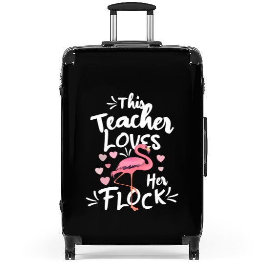 This Teacher Loves Her Flock Teacher T - Suitcases