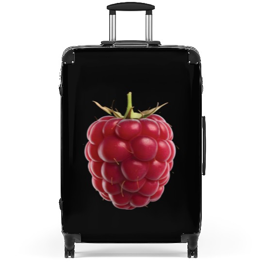 Raspberry Realistic Suitcases