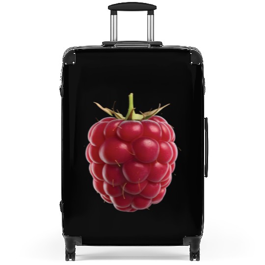 Raspberry Realistic Suitcases