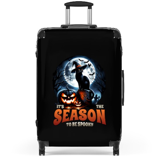 Scaredy Cat No Treats Just Halloween Tricks Suitcases