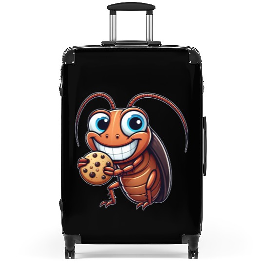 Funny cookie cockroach sweet dessert comic Suitcases