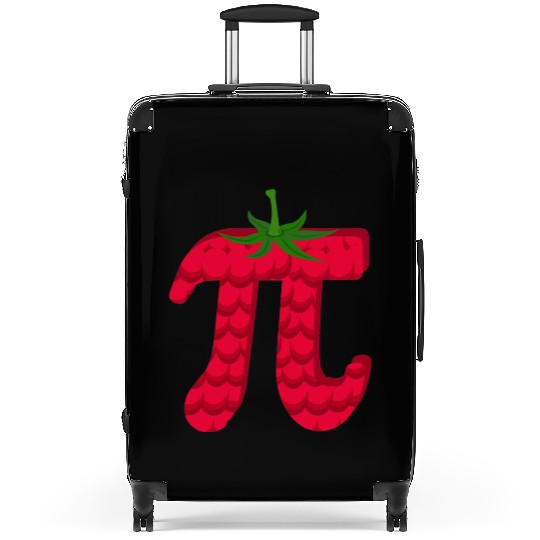 Raspberry Funny Pi Day Pie Math Lover Student Suitcases
