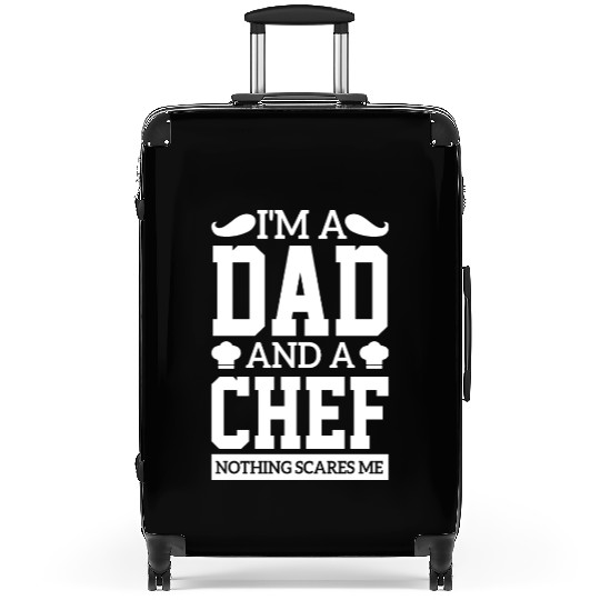 I'm A Dad And A Chef bread cake sarcasm Suitcases