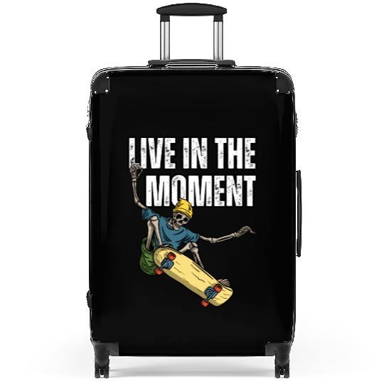 Skater's Live in the Moment Inspiration Suitcases
