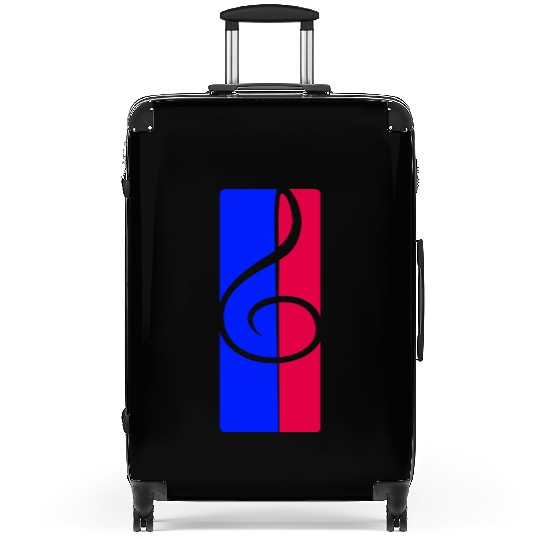Music Clef Note French Violin Treble Musical Sound Suitcases