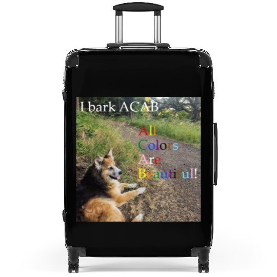 I bark ACAB Suitcases