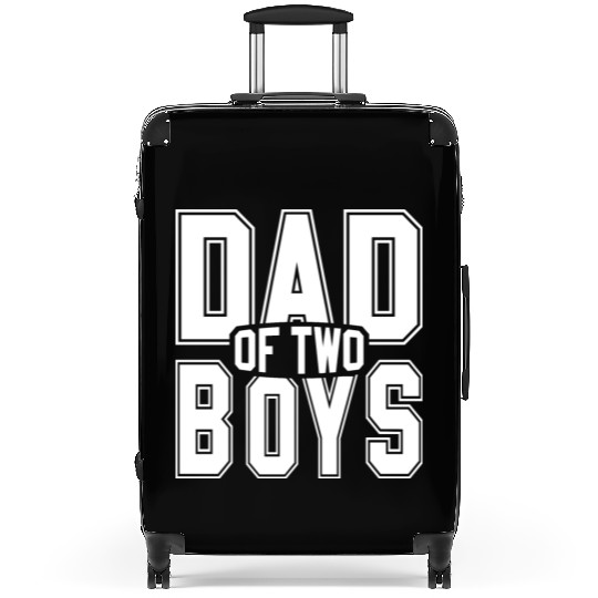 Funny Dad of 2 Boys Father's Day Suitcases