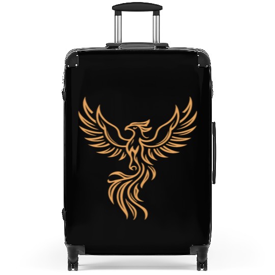 Phoenix Majestic Tribal Art Bird Fire Symbol Suitcases