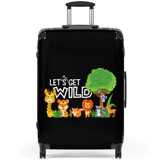 Animal Theme Birthday Family Suitcases