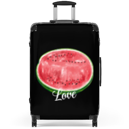 Watermelon, juicy, refreshing, summer fruit Suitcases