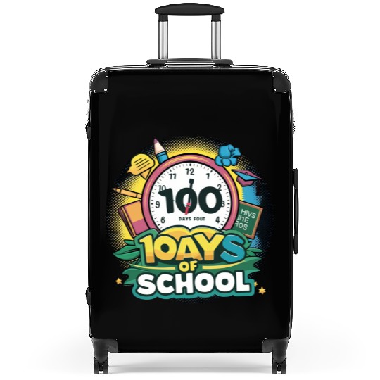 100 Days of School Suitcases Design