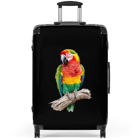 Macaw Parrot for a Bird Lover Animal Lover Suitcases
