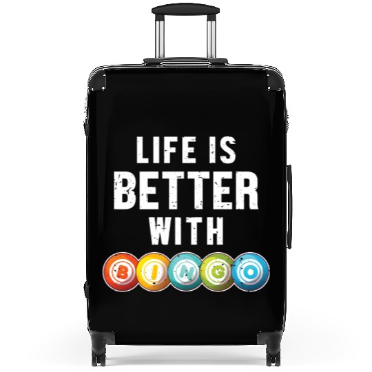 Life is Better with a Bingo Daubers Professional Suitcases