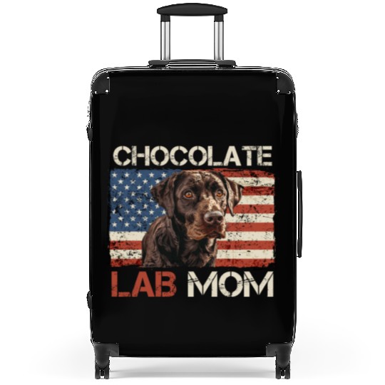 Labrador Retriever CHOCOLATE LAB MOM Labrador Suitcases