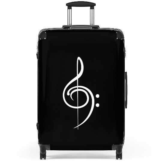 Music Clef Note French Violin Treble Bass Sound Suitcases