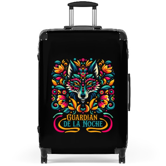 Mexican Wolf Suitcases