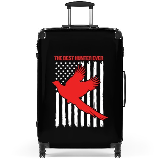 4th Of July US Flag Best Hunter Pheasant Hunting Suitcases