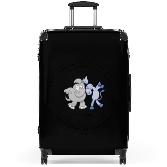 dumb enough to be president of US (goofy) Suitcases