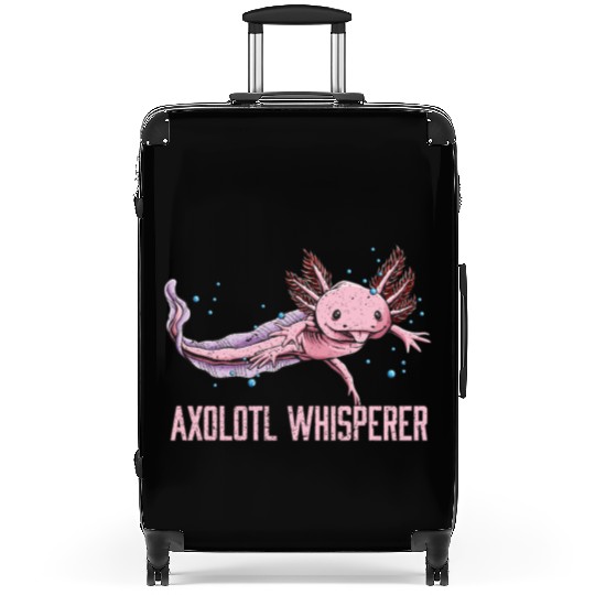 Axolotl Whisperer Salamander Animal Lover Amphibia Suitcases