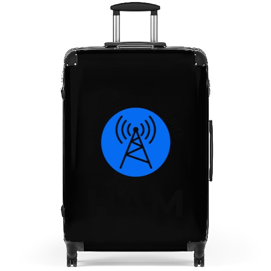 Amateur Ham Radio Operator Radio Waves Frequency Suitcases