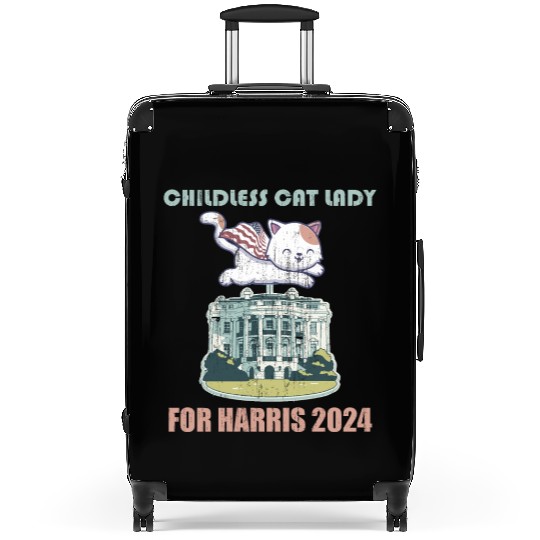 Childless cat lady for Harris 2024 Suitcases