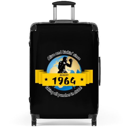 60th birthday Alive and kickin since 08/1964 Suitcases