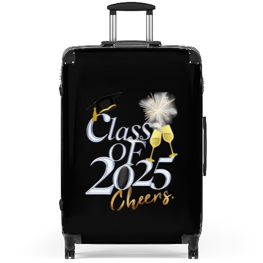 Class of 2025 cheers Suitcases
