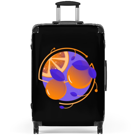 Orange Fruit Suitcases