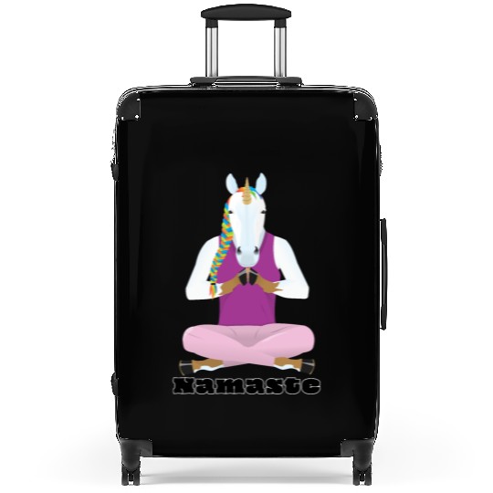 Yoga Unicorn Suitcases