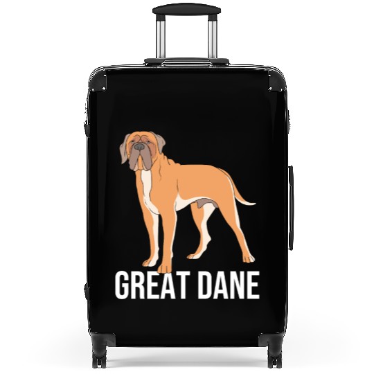 Cute Dog Lover Dog Mom And Dog Dad Great Dane Suitcases