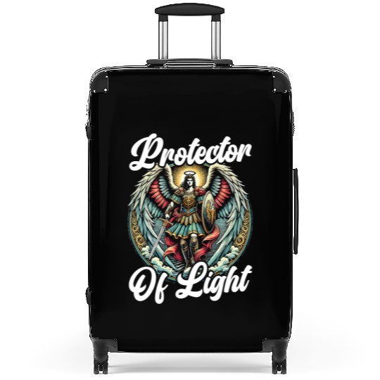 Archangel Michael Catholic Christianity Angel Suitcases
