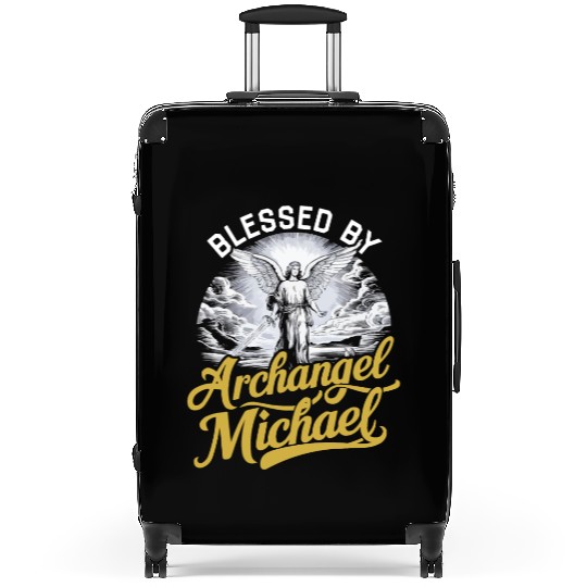Archangel Michael Catholic Christianity Angel Suitcases