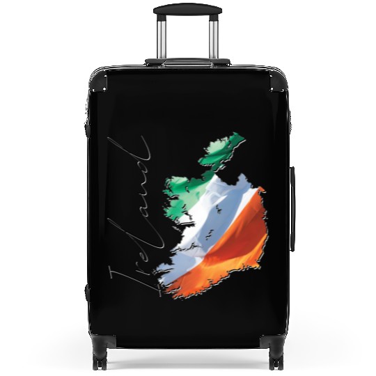 Ireland | Real Flag | Flag Map EN Suitcases