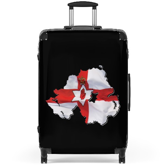 Northern Ireland | Real Flag | Flag Map Suitcases