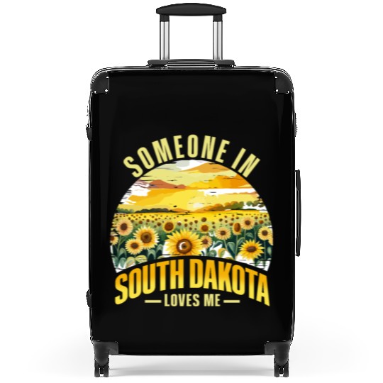 Someone In South Dakota Loves Me Suitcases