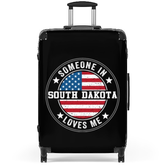 Someone In South Dakota Loves Me Suitcases