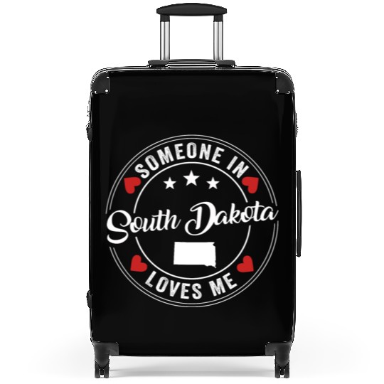 Someone In South Dakota Loves Me Suitcases