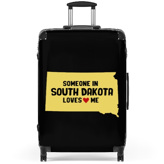 Someone In South Dakota Loves Me Suitcases