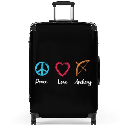 Peace Love Archery Suitcases
