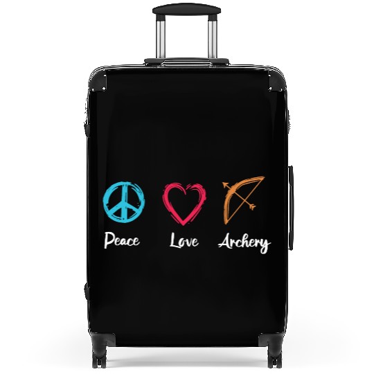 Peace Love Archery Suitcases