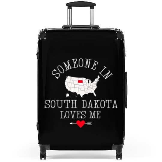 Someone In South Dakota Loves Me Suitcases