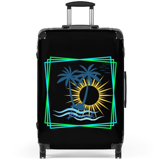 Beach Friends Party: Sun, Fun, and Good Times. Suitcases