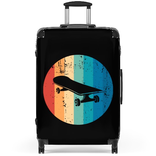 Retro Skateboard, Vintage Skateboarding Suitcases
