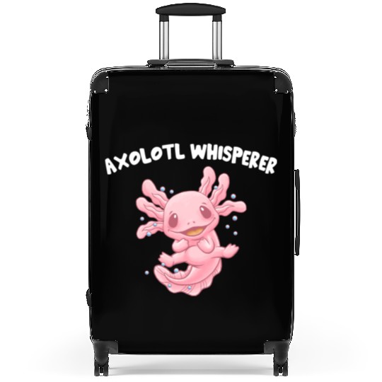 Axolotl Whisperer Salamander Animal Lover Amphibia Suitcases