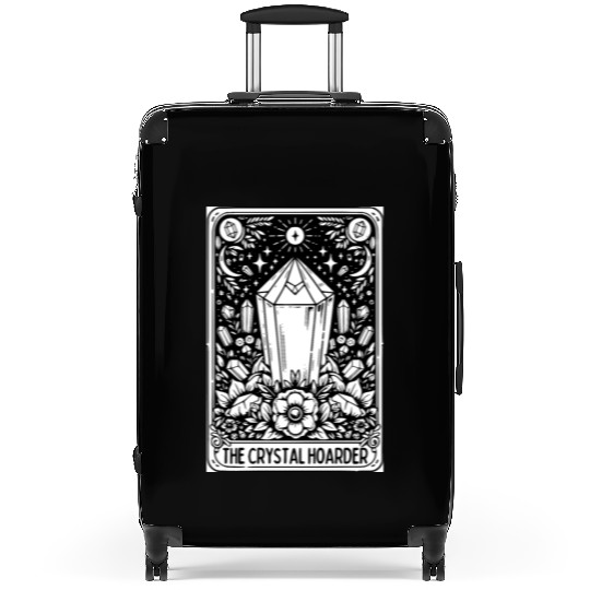 Crystal Hoarder Tarot Card Suitcases