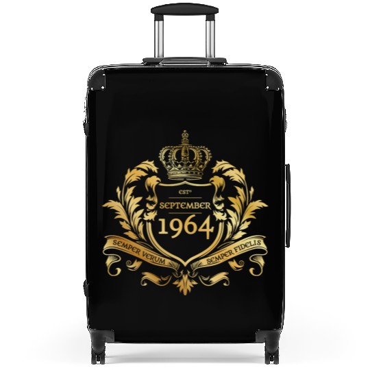 60th birthday "Semper Verum - Established 09/1964 Suitcases