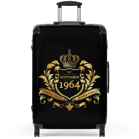 60th birthday "Semper Verum - Established 09/1964 Suitcases