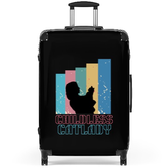 Childless cat lady Suitcases